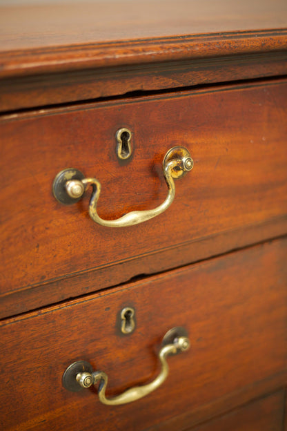 Georgian solid mahogany desk