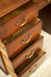 Georgian solid mahogany desk - TallBoy Interiors