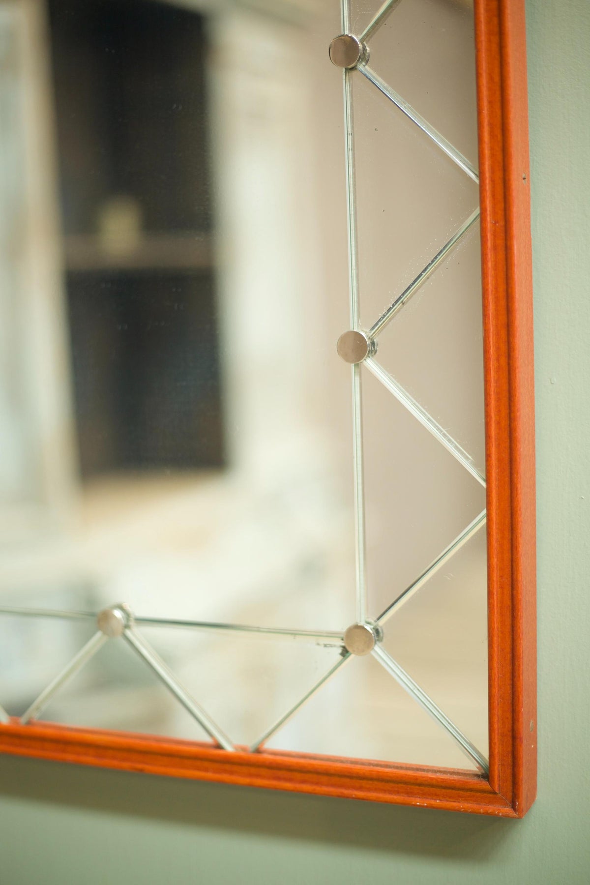 Swedish Mid century mirror by Glas & Tra - TallBoy Interiors