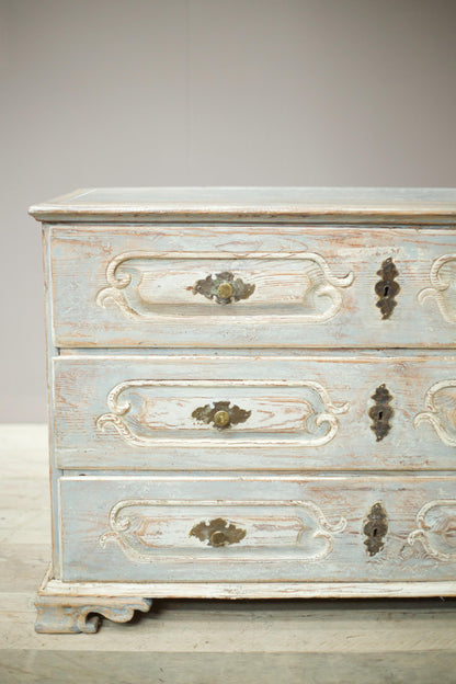 18th century Bavarian painted chest of drawers