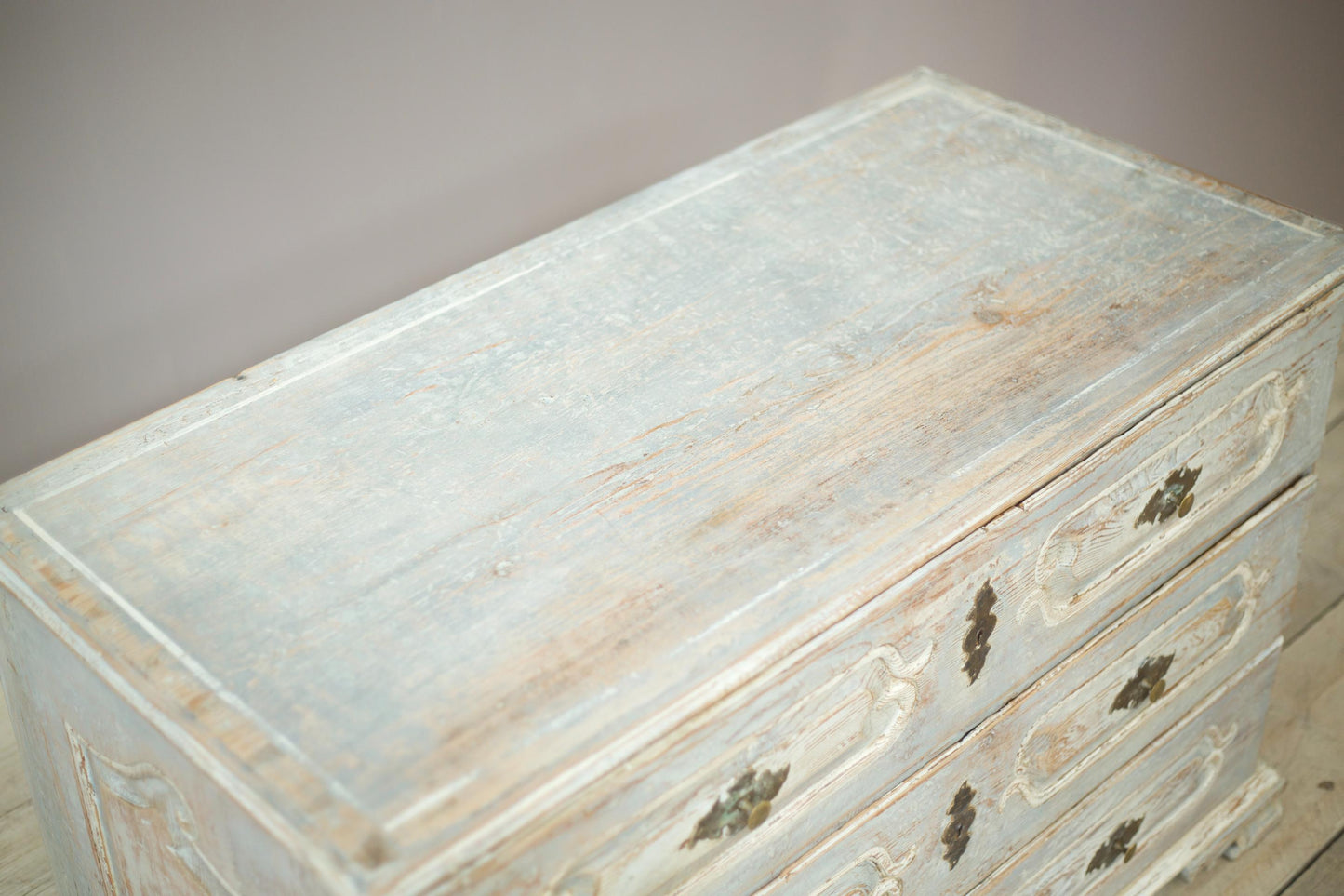 18th century Bavarian painted chest of drawers