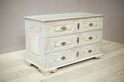18th century Bavarian painted chest of drawers