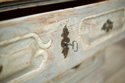 18th century Bavarian painted chest of drawers