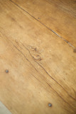 19th century French refectory table with elm planked top