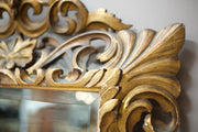 Large Early 19th century Italian giltwood carved mirror - TallBoy Interiors