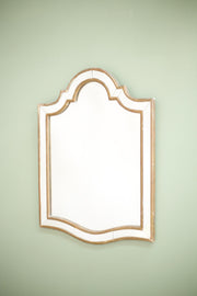 Unusual shaped early 20th century gilt mirror - TallBoy Interiors