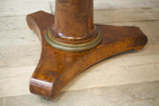 19th century French Empire black marble Gueridon table - TallBoy Interiors