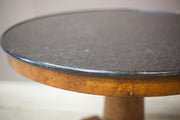 19th century French Empire black marble Gueridon table - TallBoy Interiors
