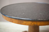 19th century French Empire black marble Gueridon table
