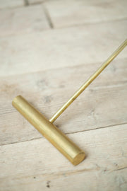 Mid century brass and black Italian floor lamp by Stilnovo - TallBoy Interiors
