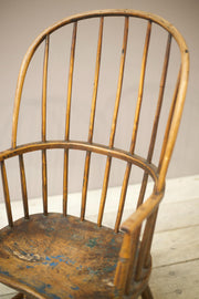 18th century Folk art stick back windsor chair - TallBoy Interiors