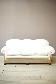 1930's Scalloped back country house sofa - TallBoy Interiors