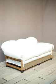 1930's Scalloped back country house sofa - TallBoy Interiors
