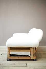 1930's Scalloped back country house sofa - TallBoy Interiors