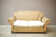 Unusual shaped Edwardian 2 seater sofa - TallBoy Interiors