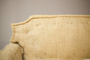 Unusual shaped Edwardian 2 seater sofa - TallBoy Interiors