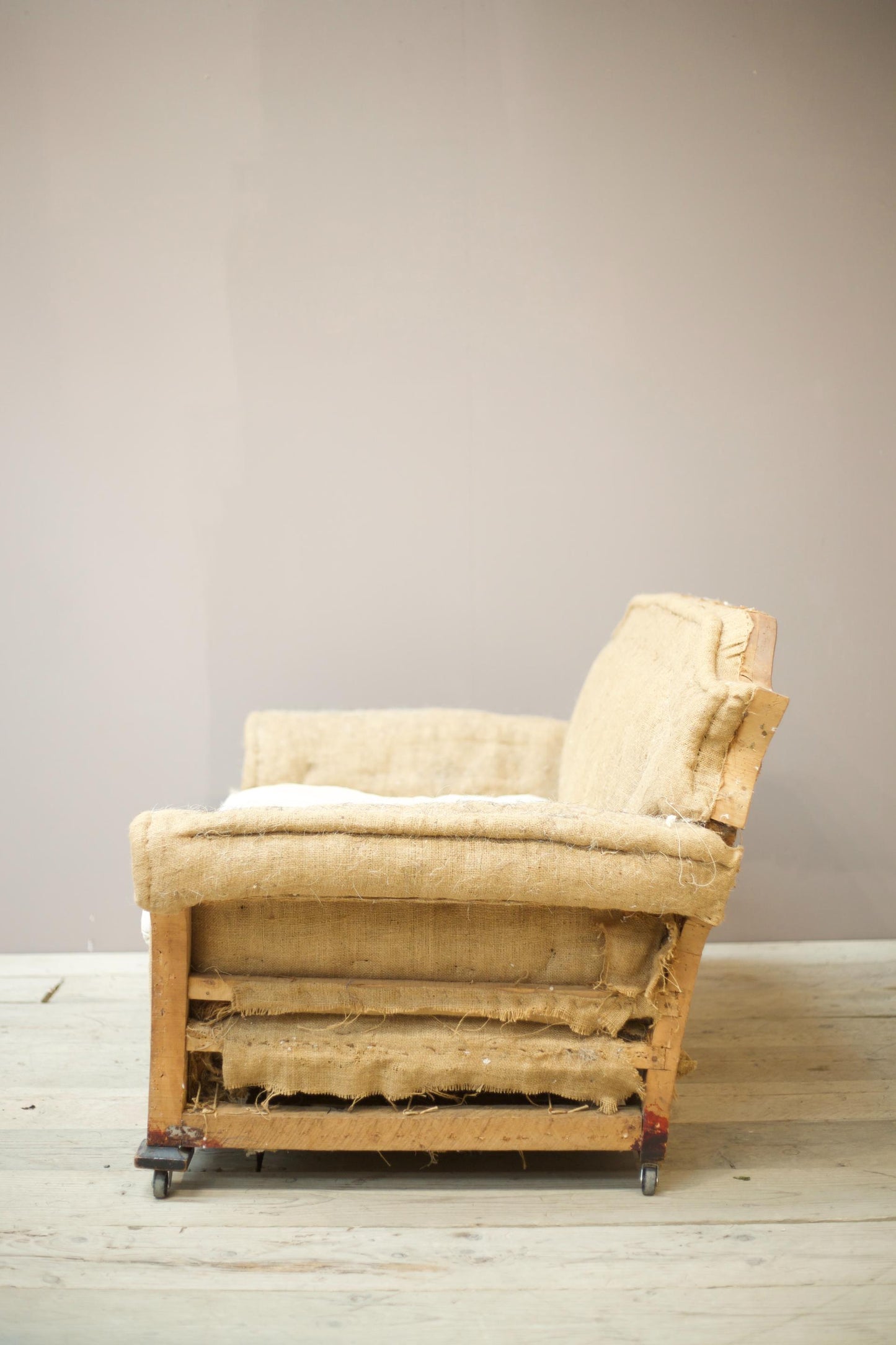 Unusual shaped Edwardian 2 seater sofa