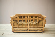 Unusual shaped Edwardian 2 seater sofa - TallBoy Interiors