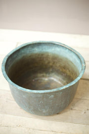 19th century Verdigris copper vat - TallBoy Interiors