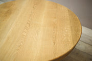 Mid century solid oak circular centre table - TallBoy Interiors