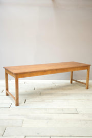 Early 20th century solid teak dining table - TallBoy Interiors