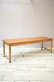 Early 20th century solid teak dining table