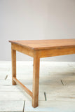 Early 20th century solid teak dining table