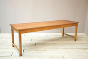 Early 20th century solid teak dining table - TallBoy Interiors