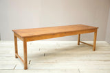 Early 20th century solid teak dining table