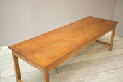 Early 20th century solid teak dining table - TallBoy Interiors