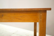Early 20th century solid teak dining table - TallBoy Interiors
