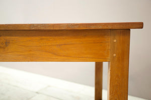 Early 20th century solid teak dining table