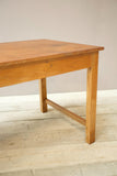 Early 20th century solid teak dining table