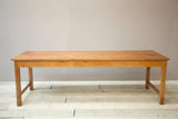 Early 20th century solid teak dining table