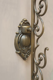 Pair of 20th century cut glass wall lights - larger - TallBoy Interiors