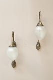 Pair of 20th century cut glass wall lights - larger