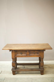 Spanish 18th century oak refectory table - TallBoy Interiors