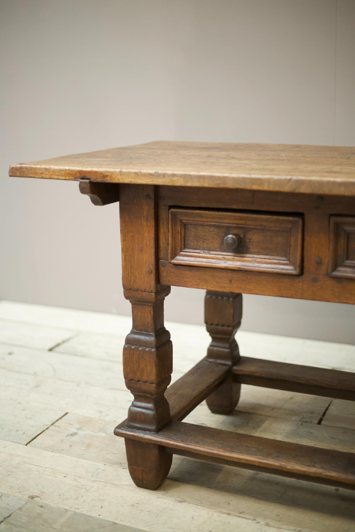 Spanish 18th century oak refectory table - TallBoy Interiors