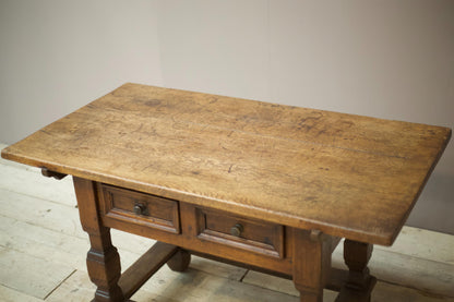 Spanish 18th century oak refectory table