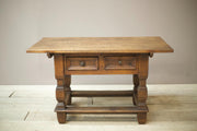 Spanish 18th century oak refectory table - TallBoy Interiors