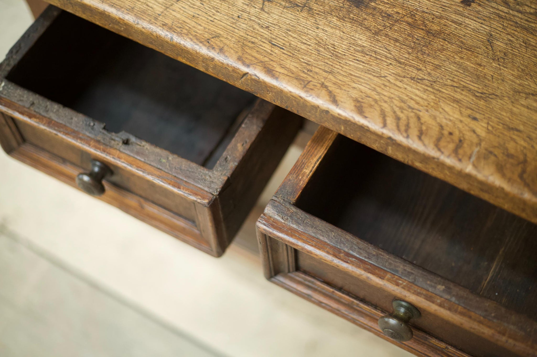 Spanish 18th century oak refectory table