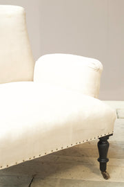 Pair of Napoleon III cushioned arm armchairs - TallBoy Interiors