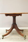 Late Victorian leather topped centre table