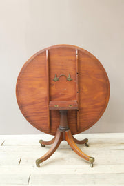 Late Victorian leather topped centre table