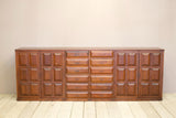 Very large 1940's brutalist sideboard