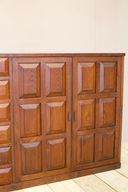 Very large 1940's brutalist sideboard - TallBoy Interiors
