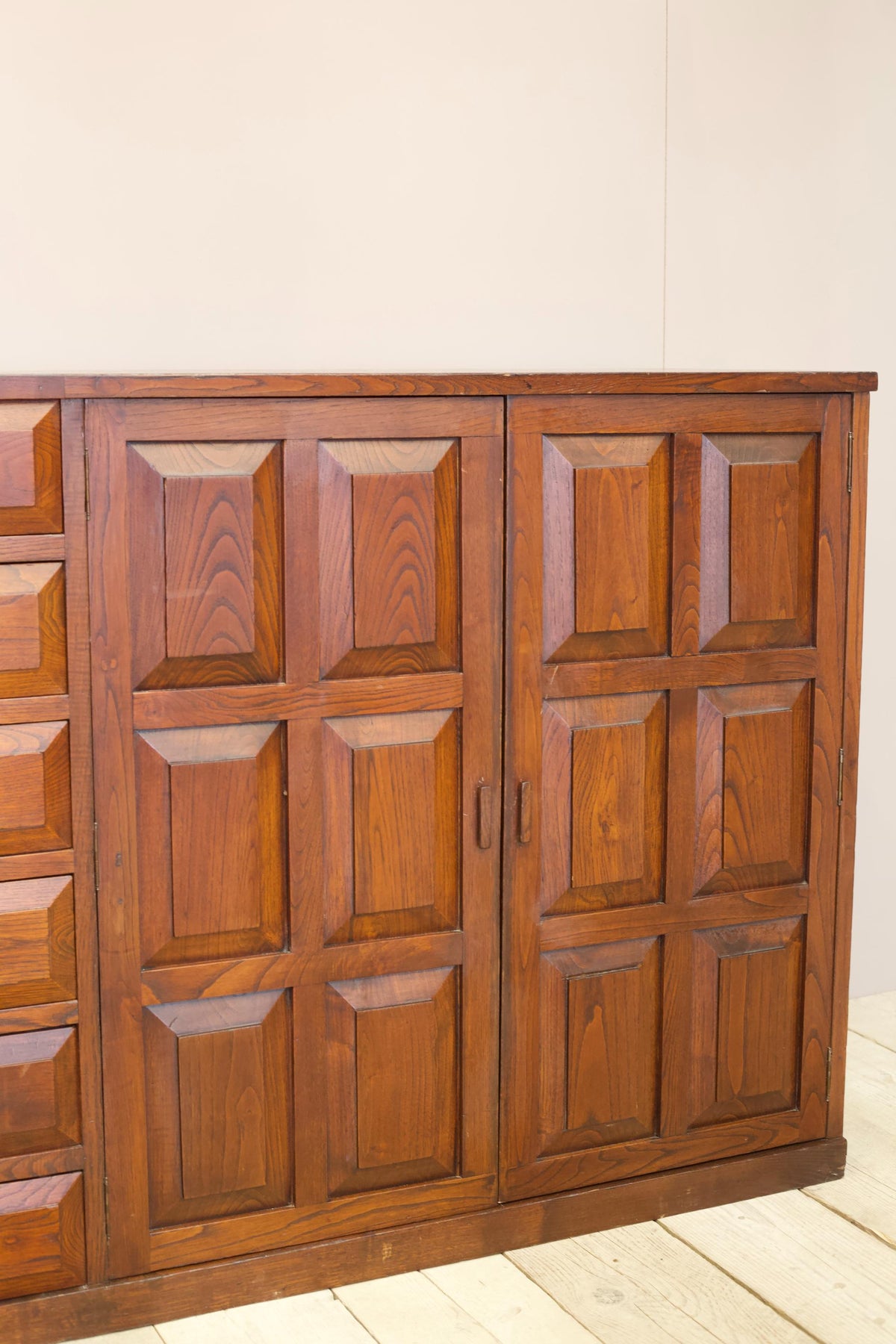 Very large 1940's brutalist sideboard - TallBoy Interiors