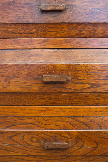 Very large 1940's brutalist sideboard
