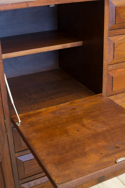 Very large 1940's brutalist sideboard