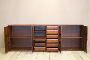 Very large 1940's brutalist sideboard